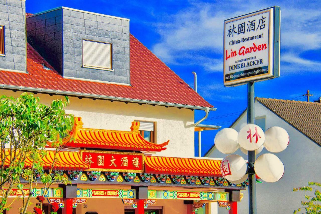 Gaststaette Lin Garden Hotel Untergruppenbach Eksteriør billede